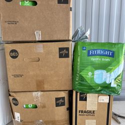 Adult Diapers New 4 Packs In A Box $ 10 For The Whole Box