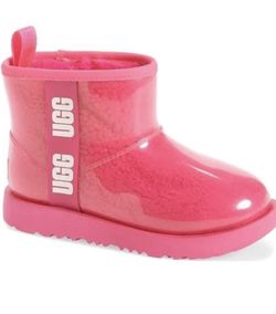 UGG Kid's Classic Clear Mini II Rock New 