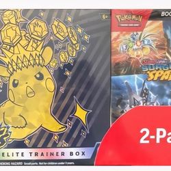 Pokemon Surging Sparks Etb And Bundle 