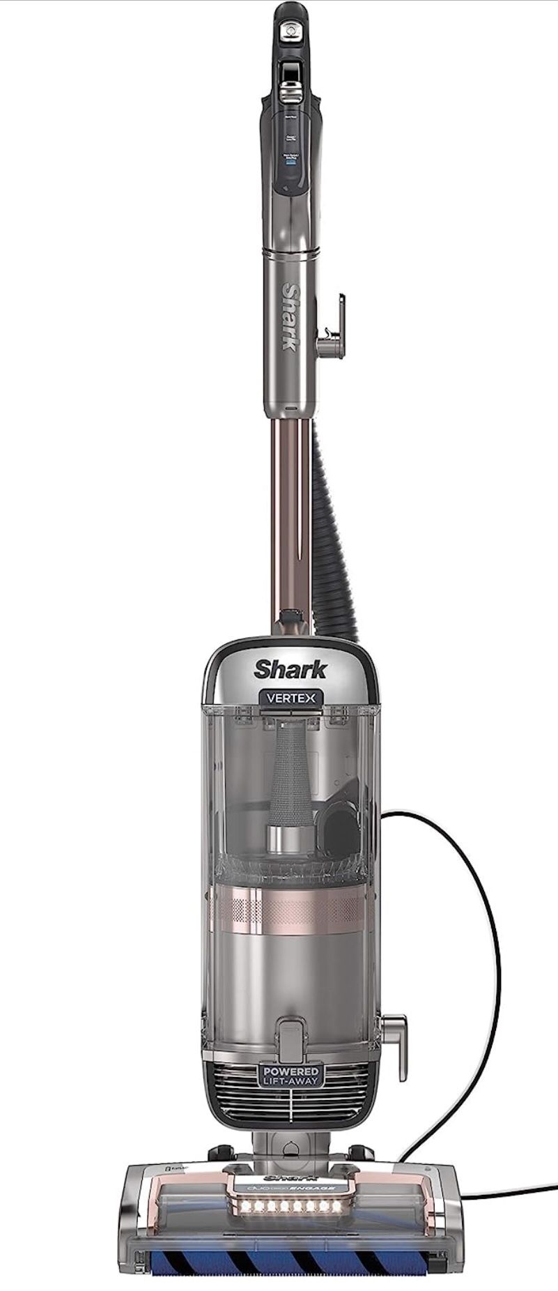 Shark AZ2002 Vertex Powered Lift-Away Upright Vacuum with DuoClean PowerFins, Self-Cleaning Brushroll, Large Dust Cup, Pet Crevice Tool, Dusting Brush