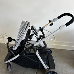 Graco Double Stroller With Car seat Attachment 