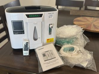 New DEDAKJ DE-1A Homer Oxygen Portable Air Generator with new extra accessories 