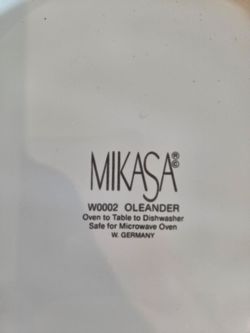 44-Pc Vintage Mikasa Oleander Dinnerware Set W. Germany - Vajilla Mikasa 44 Piezas Thanksgiving