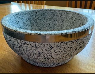 Set of Traditional Korean Granite Bowls