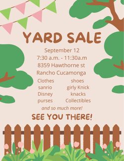 Yard Sale