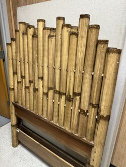 Set Of 2 Twin Bamboo Headboards