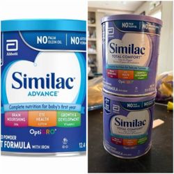 Similac advance and similac total comfort