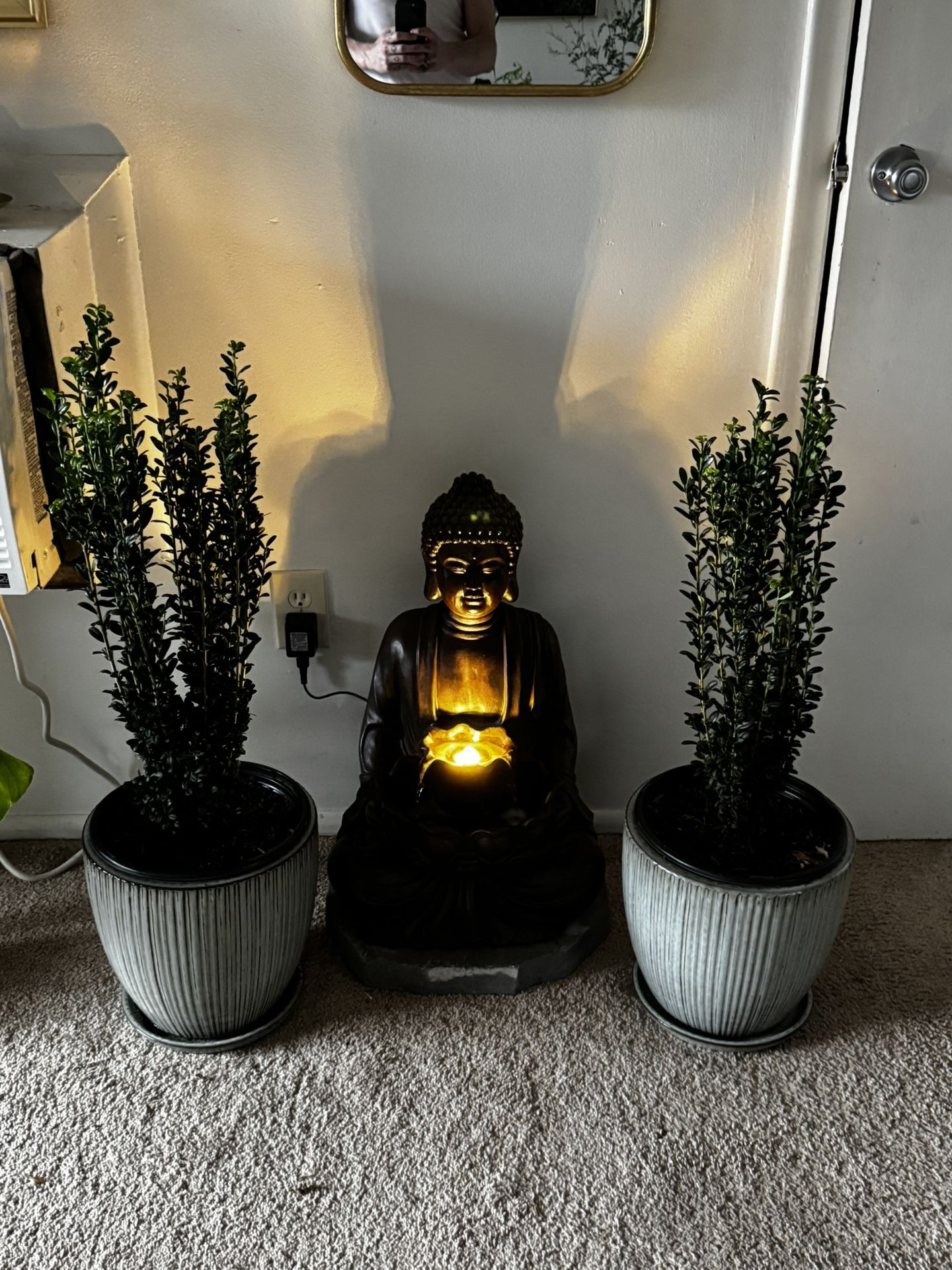 Buddha With Japanese Holly