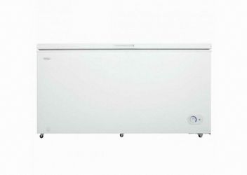 DANBY Chest Freezer: White, 14.5 cu ft Capacity, 32 7/8 in x 60 1/2 in x 29 1/2 in, Over 9.9 cu ft Item 851GF9 Mfr. Model DCF145A3WDB