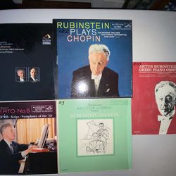 Vtg vinyl records mix lot BEETHOVEN ARTUR RUBINSTEIN SZERYNC LEINSDORF CHOPIN