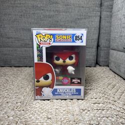 Funko Pop Knuckles Flocked #854 Target Exclusive – Sonic