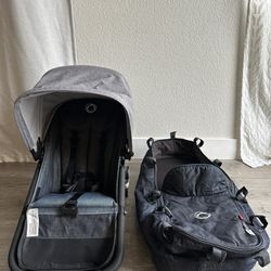 Bugaboo, chameleon seat and bassinet
