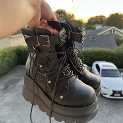 Black Platform Boots