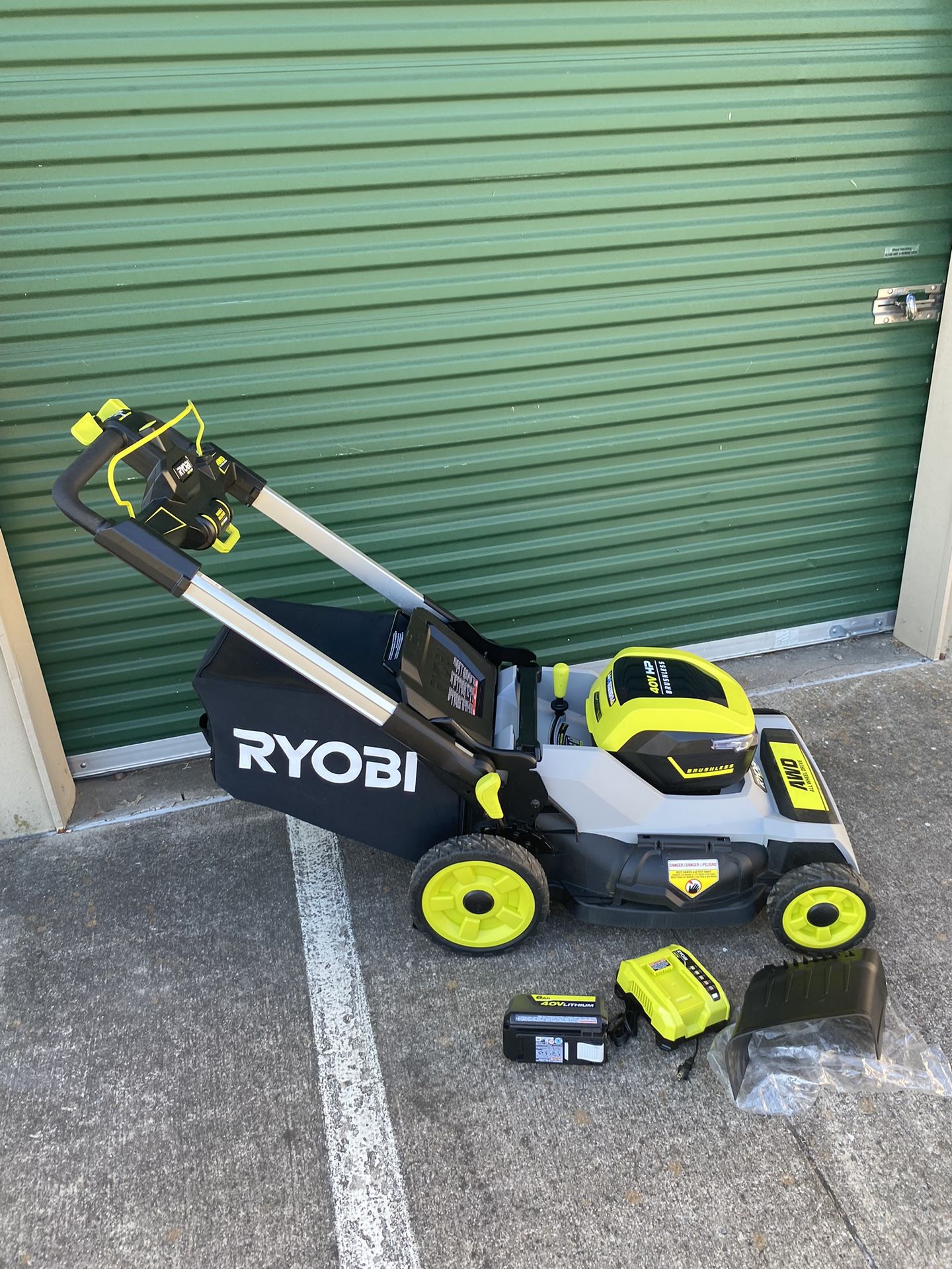 Ryobi 21 Inch All Wheel Drive Crosscut Self Propelled Mower