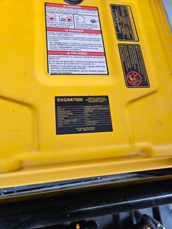 Dewalt 7000 w  generator