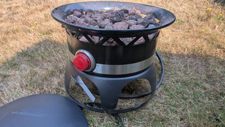 Camp Chief Redwood fire pit