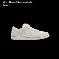 Nike dunks ‘City of Love Collection’ - Light bone 