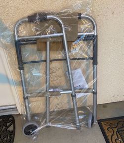 Brand New! Walker And Folding Commode 