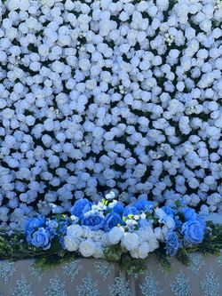 White Rose 4D Flowerwall