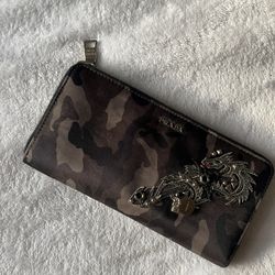Prada Tessuto Continental Wallet