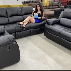 NEW 2pc Or 3pc RECLINING SECTIONAL SOFA LOVESEAT ALSO BEDROOM FURNITURE MATTRESS BED