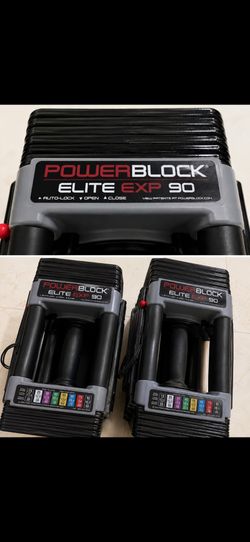 Powerblock Elite EXP Adjustable Dumbbells -like new