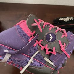 Kids Pink Baseball Glove