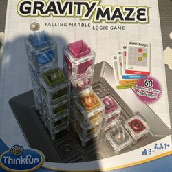 Gravity, maze, marble logic game