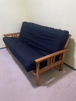 Black Full Size Futon Sofa Bed
