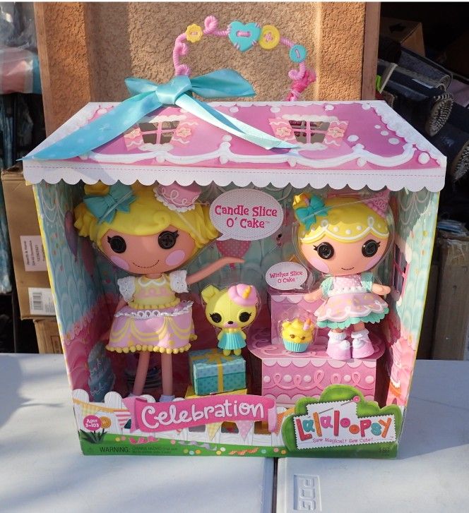 Lalaloopsy Birthday Present Candle Slice O' Cake & Wishes Slice O' Cake