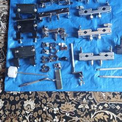 Assorted Drum Hdwr. (Clamps, extensions, locks, tom mounts, ect.).