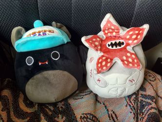Jazzwares Squishmallows Stranger Things 8" Demogorgon and Emily w/ Thinking Cap