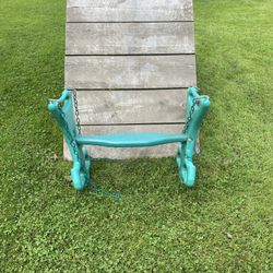 Swing Seesaw 04-0037-G Dual Ride Glider Back-to-Back Tandem Swing, Green,