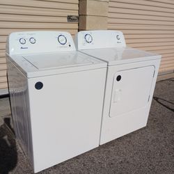 Amana Matching Set Washer And Gas Dryer By Whirlpool Corporation  Excellent Working Condition