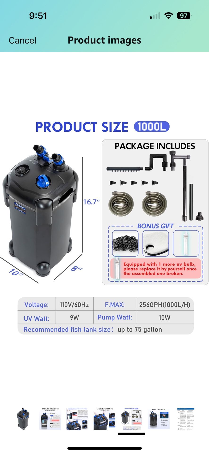 Aquarium External Filter