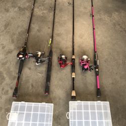 Fishing Poles/boxes 