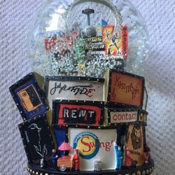 Vintage 2000’s New York Snow Globe With Music Player 