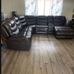 Sofa Living Room Set Leather
