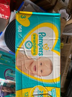 Pampers swaddlerd size 3, 168 count