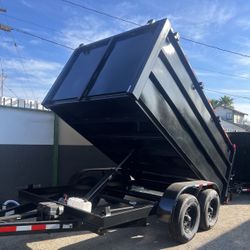 Dump Trailer Smooth Finish