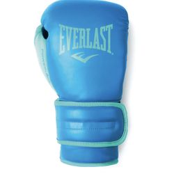 Everlast PowerLock 2R Training Hook & Loop Boxing Gloves 16 Oz - Blue *NEW*