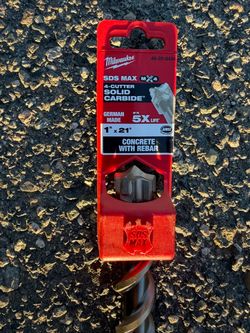 Milwaukee SDS Max MX4 Drill Bit 1" x 21"