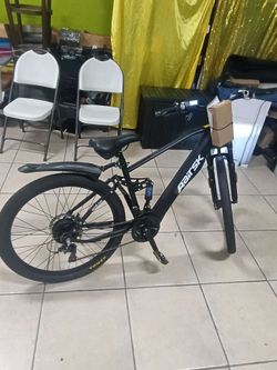 Aairsk F1-black Electric Bike – 750W Motor, 48V Battery, Dual Suspension, 26" Tires, Ideal for City and Trail Rides
-TOP SPEED 25MPH
-RANGE 25-40 MILE