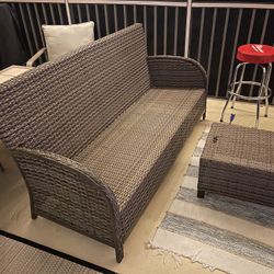 Brand New Wicker Couch 