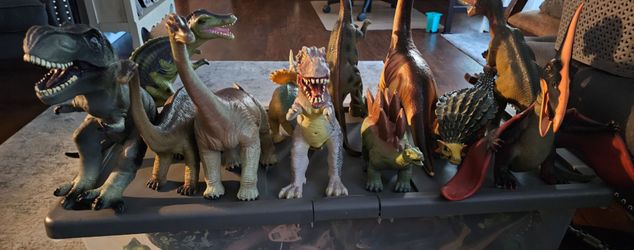 Giant Soft and Safe Dinasaurs.