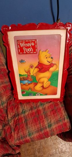 Vintage Winnie the Phoo wood picture frame
