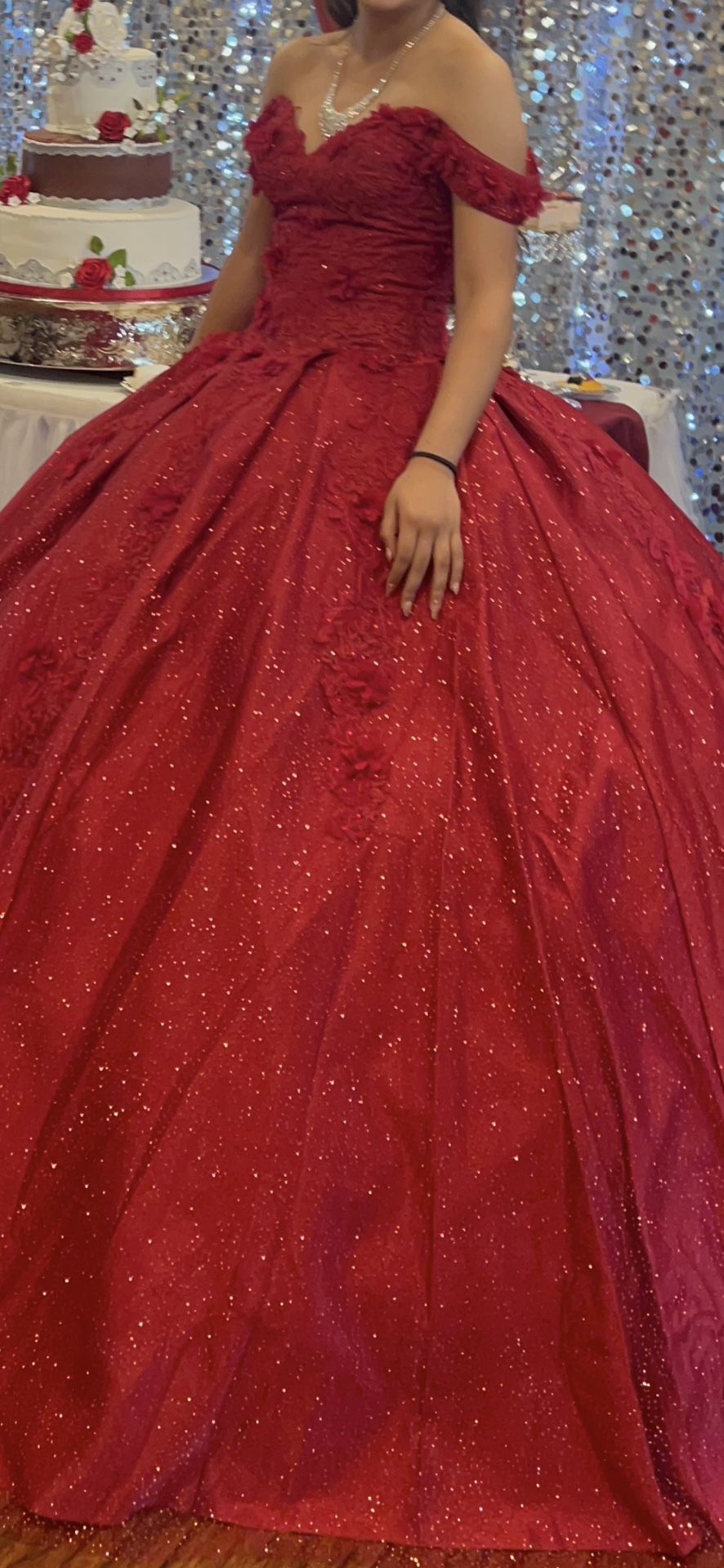 Red Quinceañera Dress