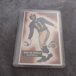 Baseball Bowman Norm Van Brocklin Rams.  Cash Porch Pickup Redmond 
