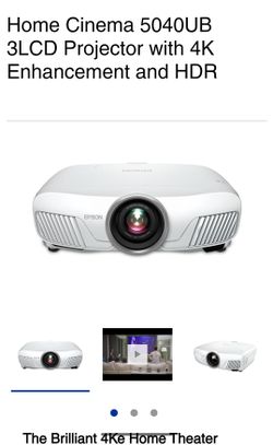 Excellent condition Epson 5040UB 4k projector