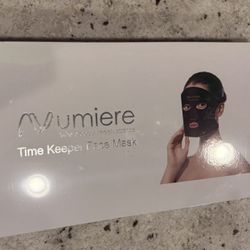 New Numiere Time Keeper LED Face Mask Blue / Red / NIR Light Therapy Sealed Box